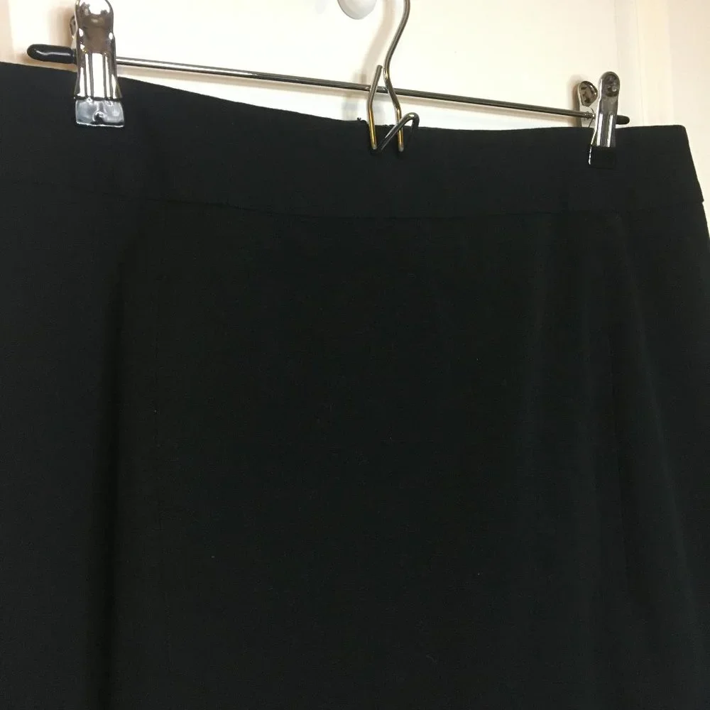 Talbots Black Mini Career Casual Skirt Size 14